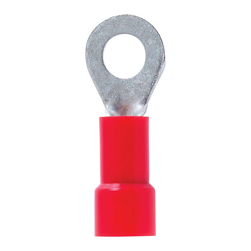 Jandorf 60973 22-18 Ga. Insulated Wire Terminal Ring Red 5/Pack