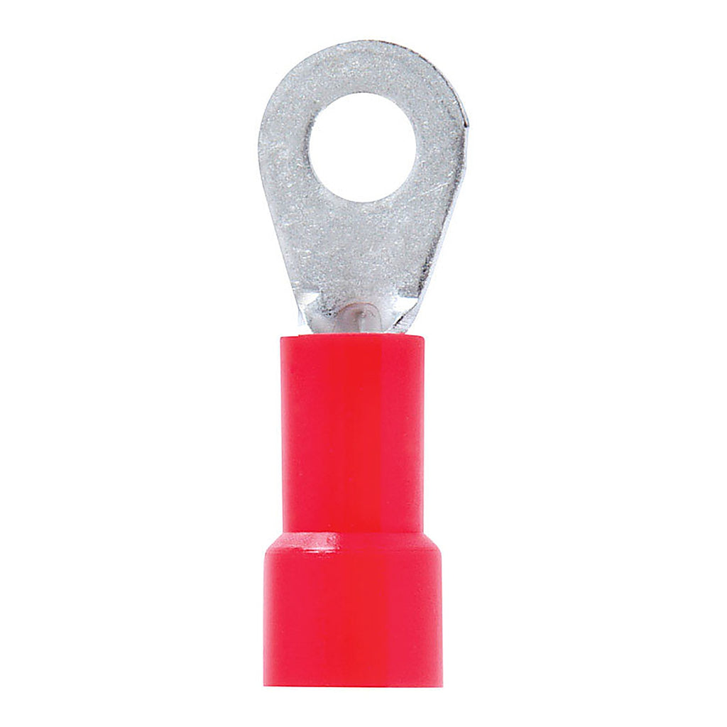 Jandorf 60972 22-18 Ga. Insulated Wire Terminal Ring Red 5/Pack