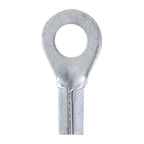 Jandorf 60968 22-18 Ga. Uninsulated Wire Terminal Ring Silver 5/Pack