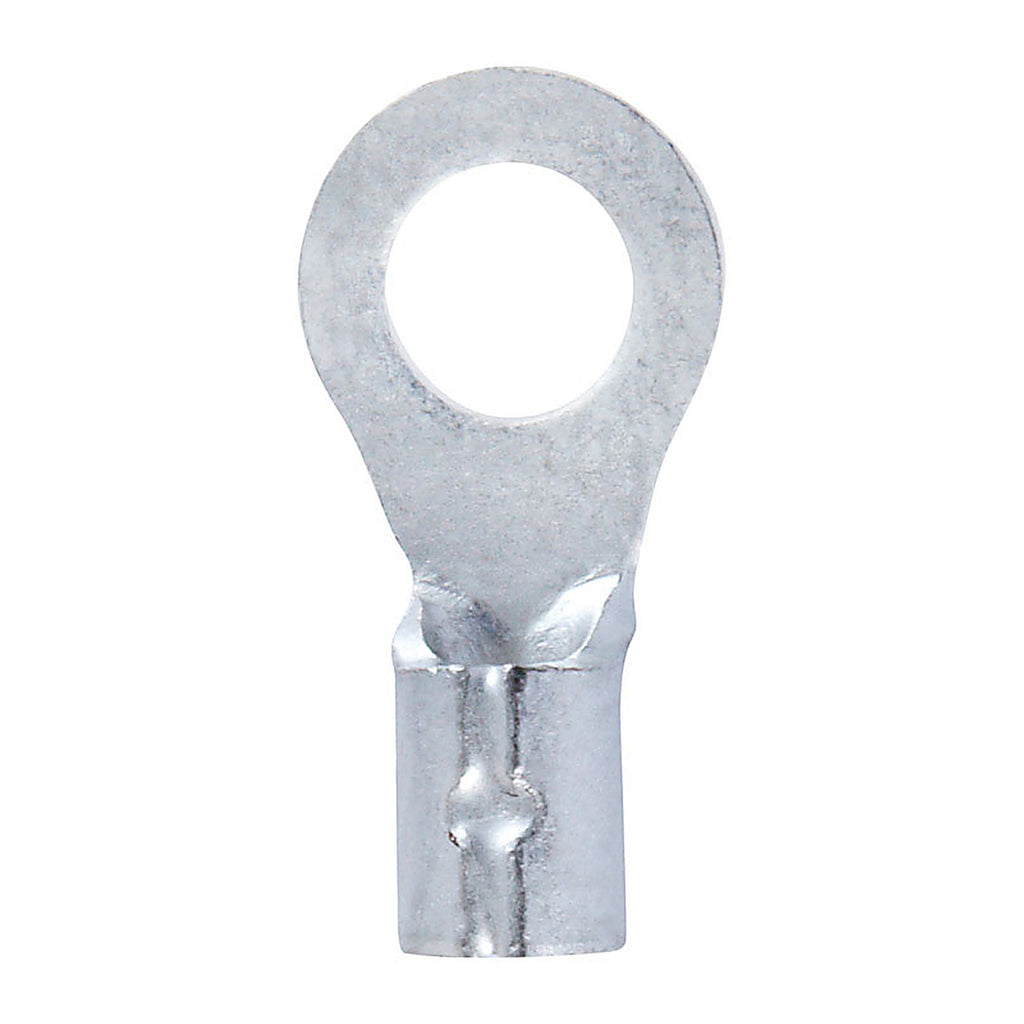 Jandorf 60967 22-18 Ga. Uninsulated Wire Terminal Ring Silver 5/Pack