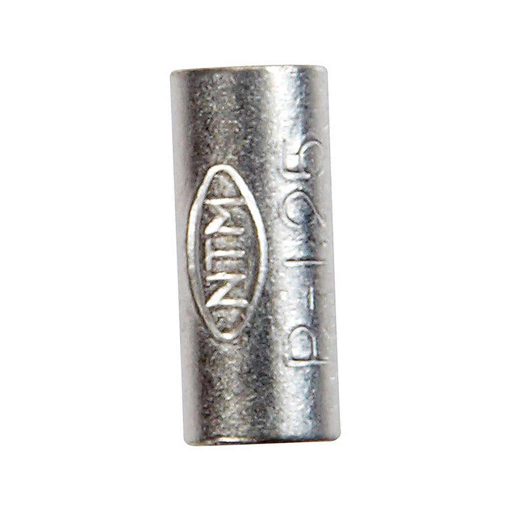 Jandorf 60960 22-18 Ga. Uninsulated Wire Terminal Parallel Splice Silver 5/Pack