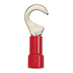 Jandorf 60959 22-18 Ga. Insulated Wire Terminal Hook Red 5/Pack
