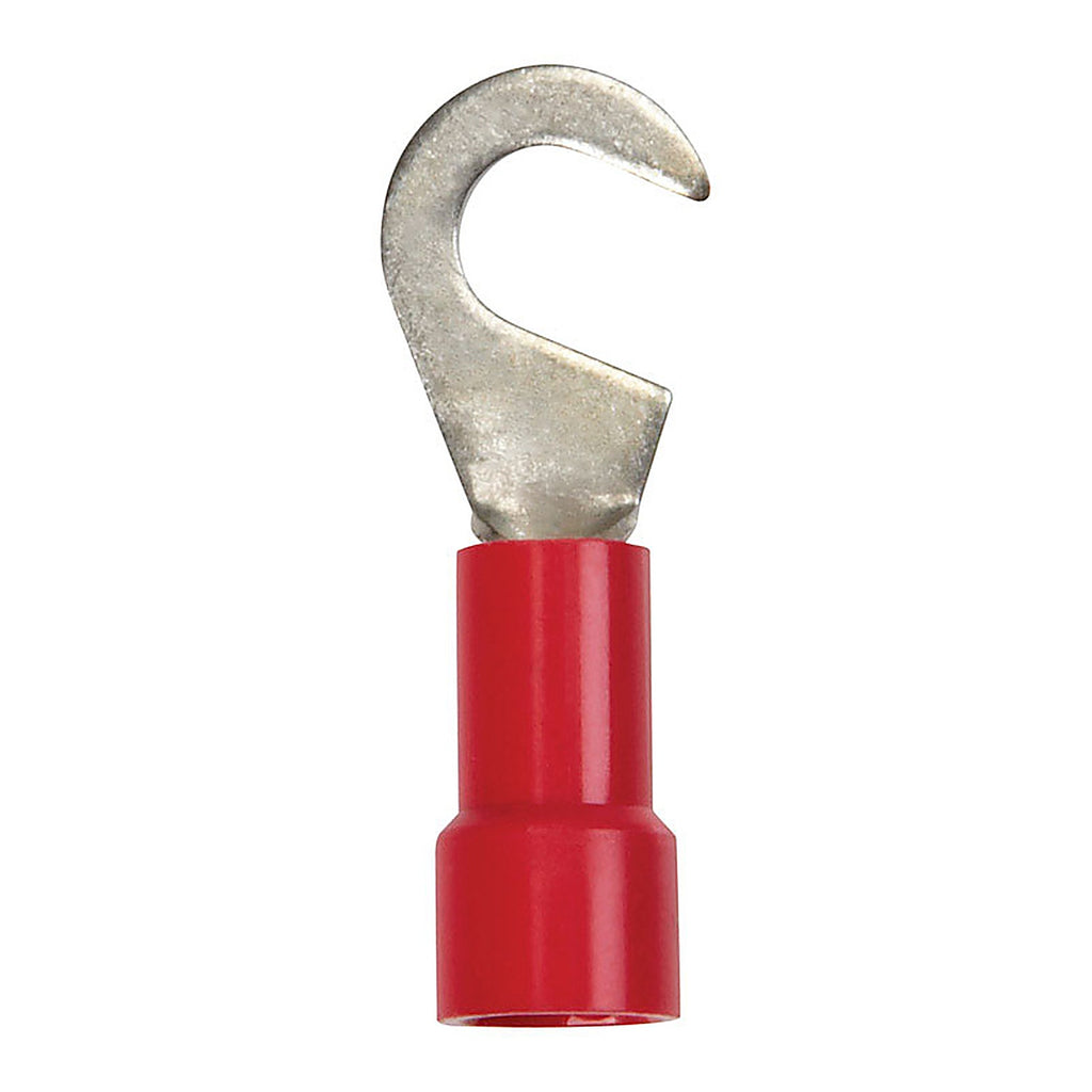 Jandorf 60958 22-18 Ga. Insulated Wire Terminal Hook Red 5/Pack