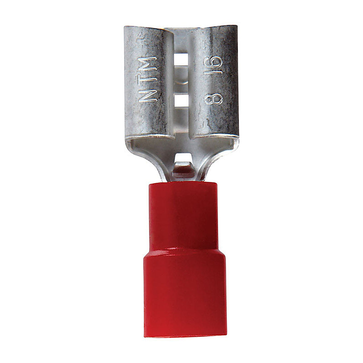 Jandorf 60947 22-18 Ga. Insulated Wire Female Disconnect Red 5/Pack