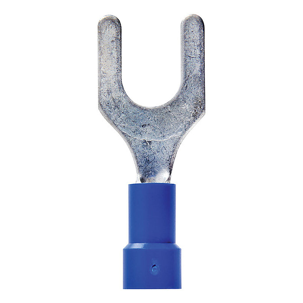 Jandorf 60923 16-14 Ga. Insulated Wire Terminal Spade Blue 5/Pack