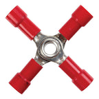 Jandorf 60933 22-18 Ga. Insulated Wire Terminal Butt Splice Red 2/Pack