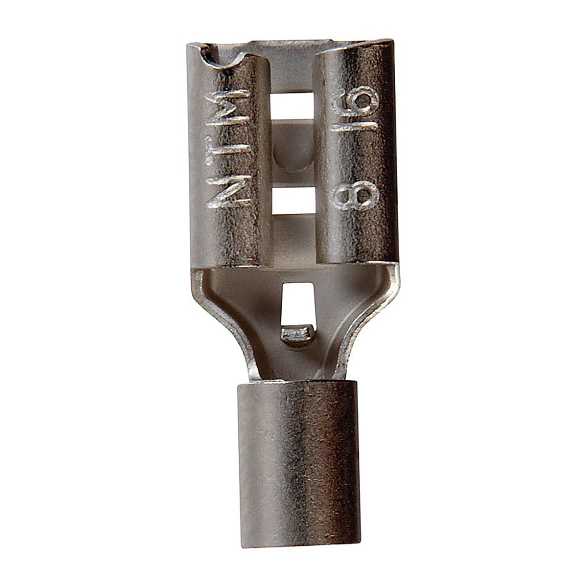 Jandorf 60936 22-18 Ga. Insulated Wire Female Disconnect Silver 5/Pack