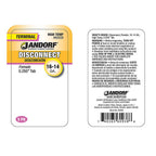 Jandorf 60938 16-14 Ga. Insulated Wire Female Disconnect Silver 5/Pack