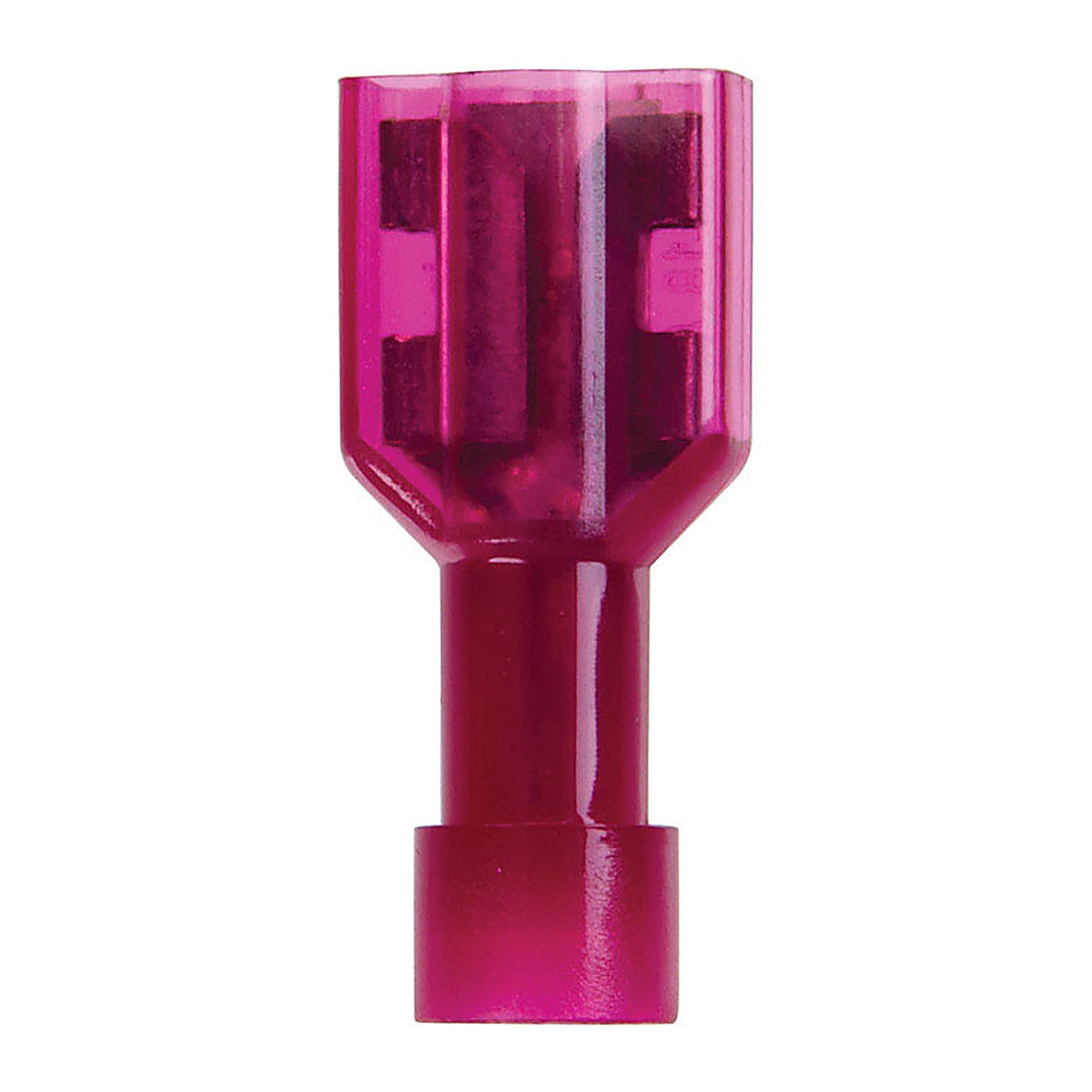 Jandorf 60940 22-18 Ga. Insulated Wire Female Disconnect Red 5/Pack