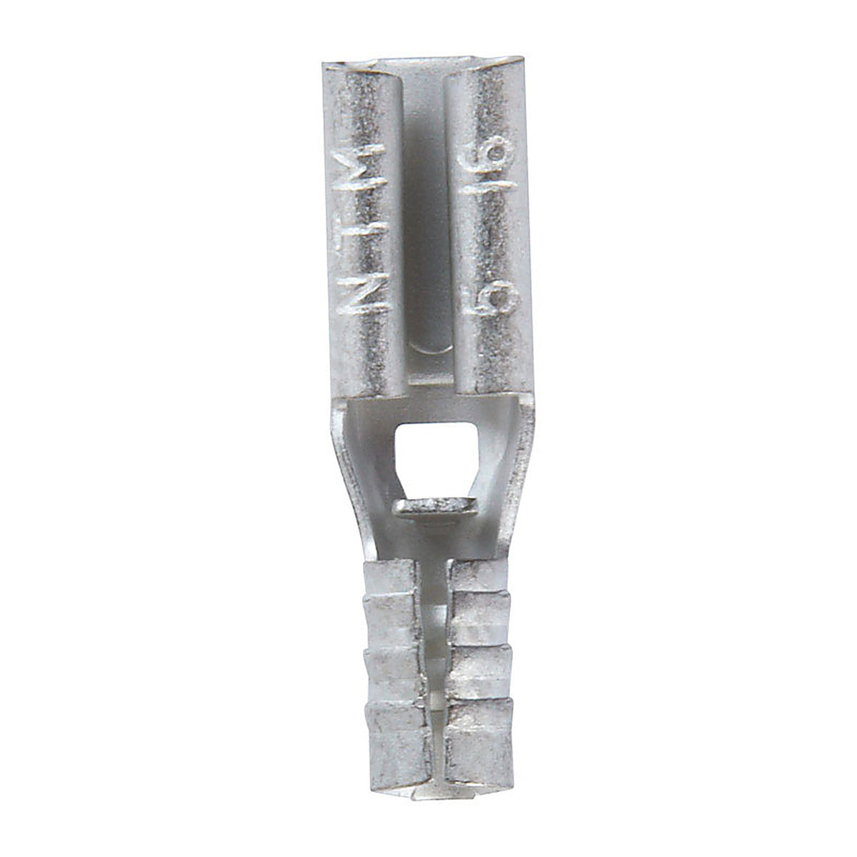 Jandorf 60942 22-18 Ga. Uninsulated Wire Female Disconnect Silver 5/Pack