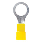 Jandorf 60994 12-10 Ga. Insulated Wire Terminal Ring Yellow 5/Pack