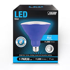 Feit Electric PAR38B10KLEDBX PAR38 E26 (Medium) LED Bulb Blue 40 W 1 pk