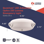 Lithonia Lighting - 264E6T - Switch Hardwired LED White Emergency Light
