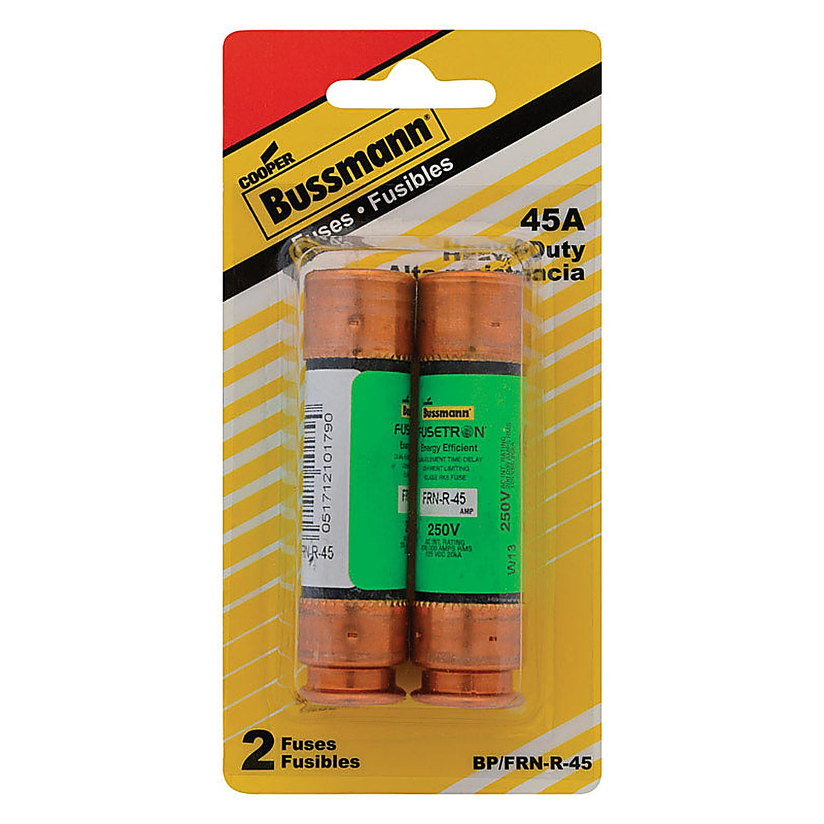 Bussmann - BP/FRN-R-45 - 45 Amps Dual Element Time Delay Fuse 2 Pack