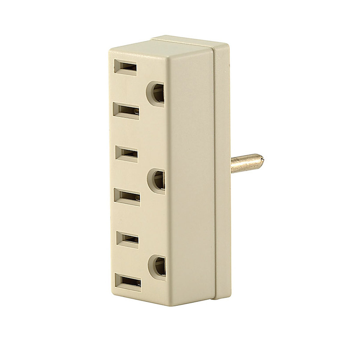 Leviton 00697-00I Polarized 3 outlets Outlet Adapter 1/Pack