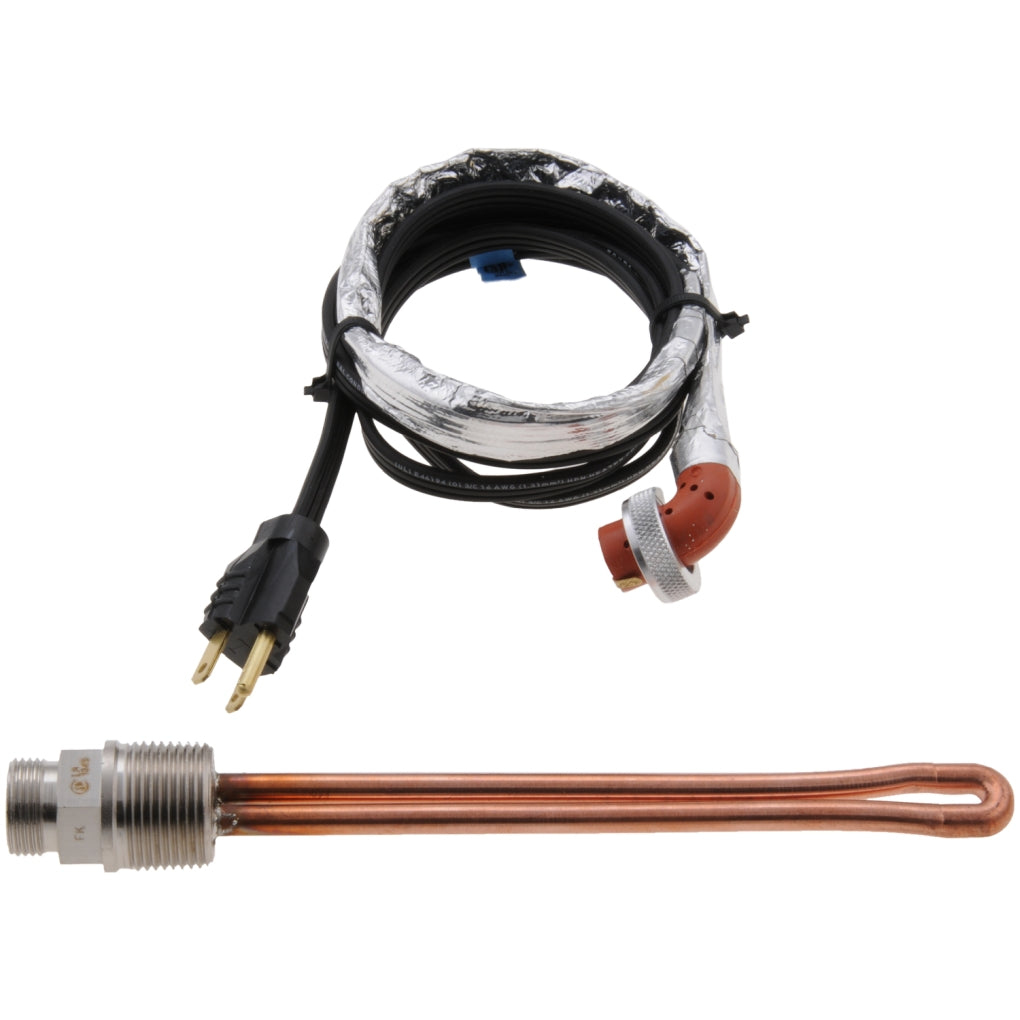 ZeroStart 3500033 Engine Heater, 1500W 120V, 1in. NPT, Caterpillar