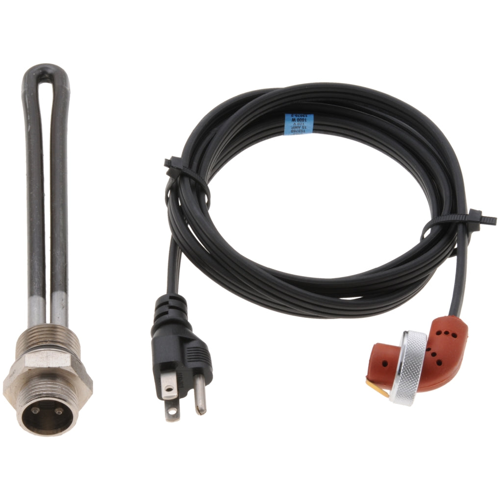 ZeroStart 350-0049 Oil Pan Heater, 450W 120V, 27mm straight thread with O-Ring seal