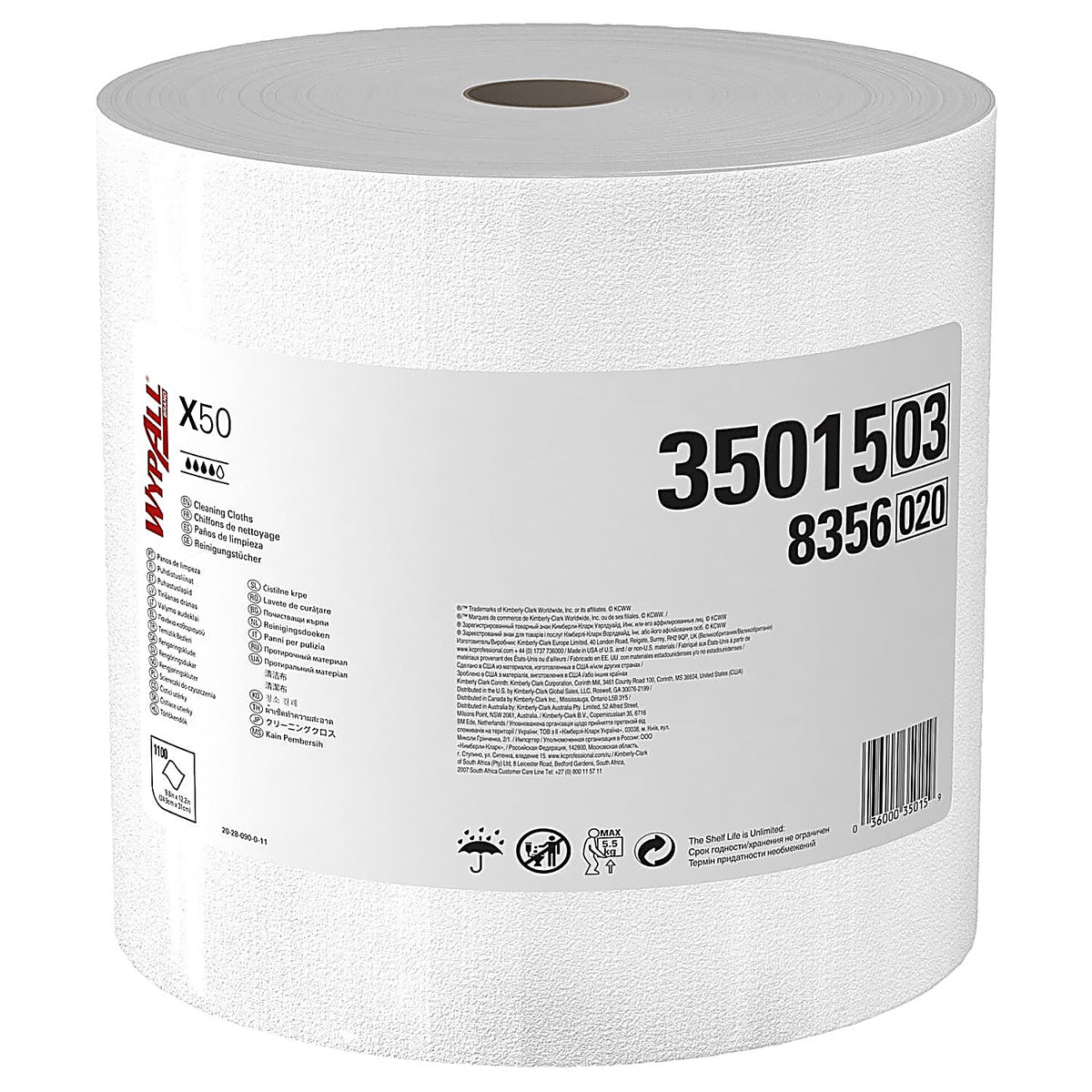 Kimberly Clark - 35015 - Wypall General Clean X50 Cleaning Cloths