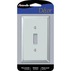 Amerelle - 66T - Mirror Clear 1 Gang Acrylic Toggle Wall Plate 1 Pack