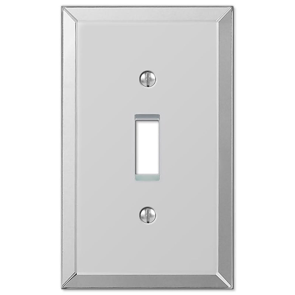 Amerelle - 66T - Mirror Clear 1 Gang Acrylic Toggle Wall Plate 1 Pack