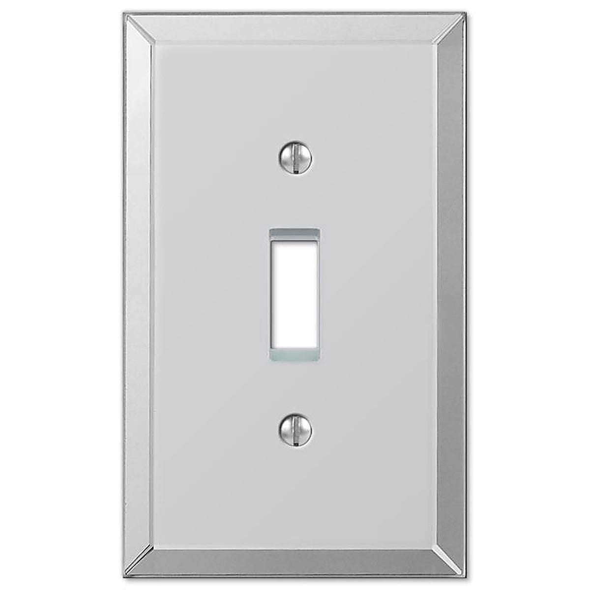 Amerelle - 66T - Mirror Clear 1 Gang Acrylic Toggle Wall Plate 1 Pack