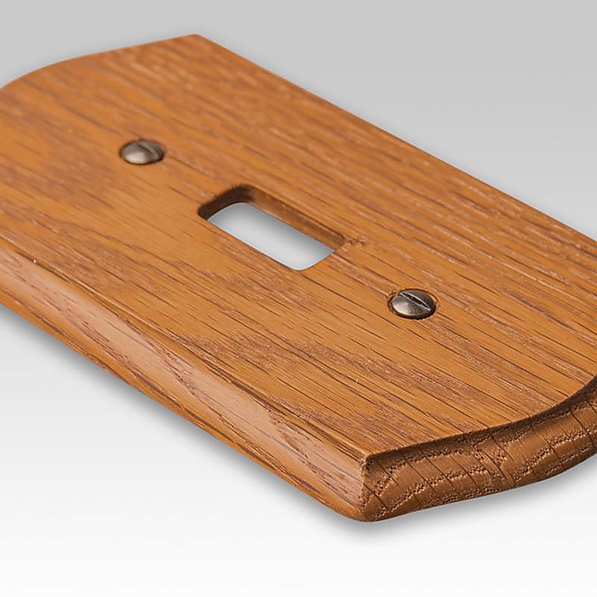 Amerelle - 701T - Country Brown 1 Gang Wood Toggle Wall Plate 1 Pack