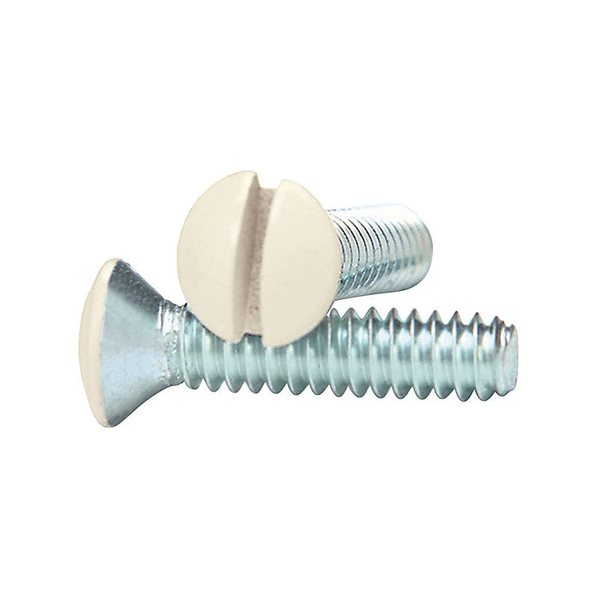 Amerelle PSIV Ivory Steel Wall Plate Screws 10/Pack