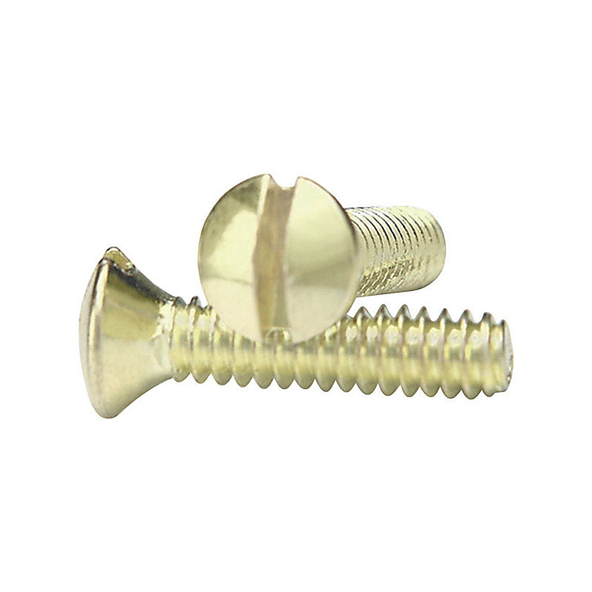 Amerelle PSBR Bright Brass Brass Steel Wall Plate Screws 10/Pack