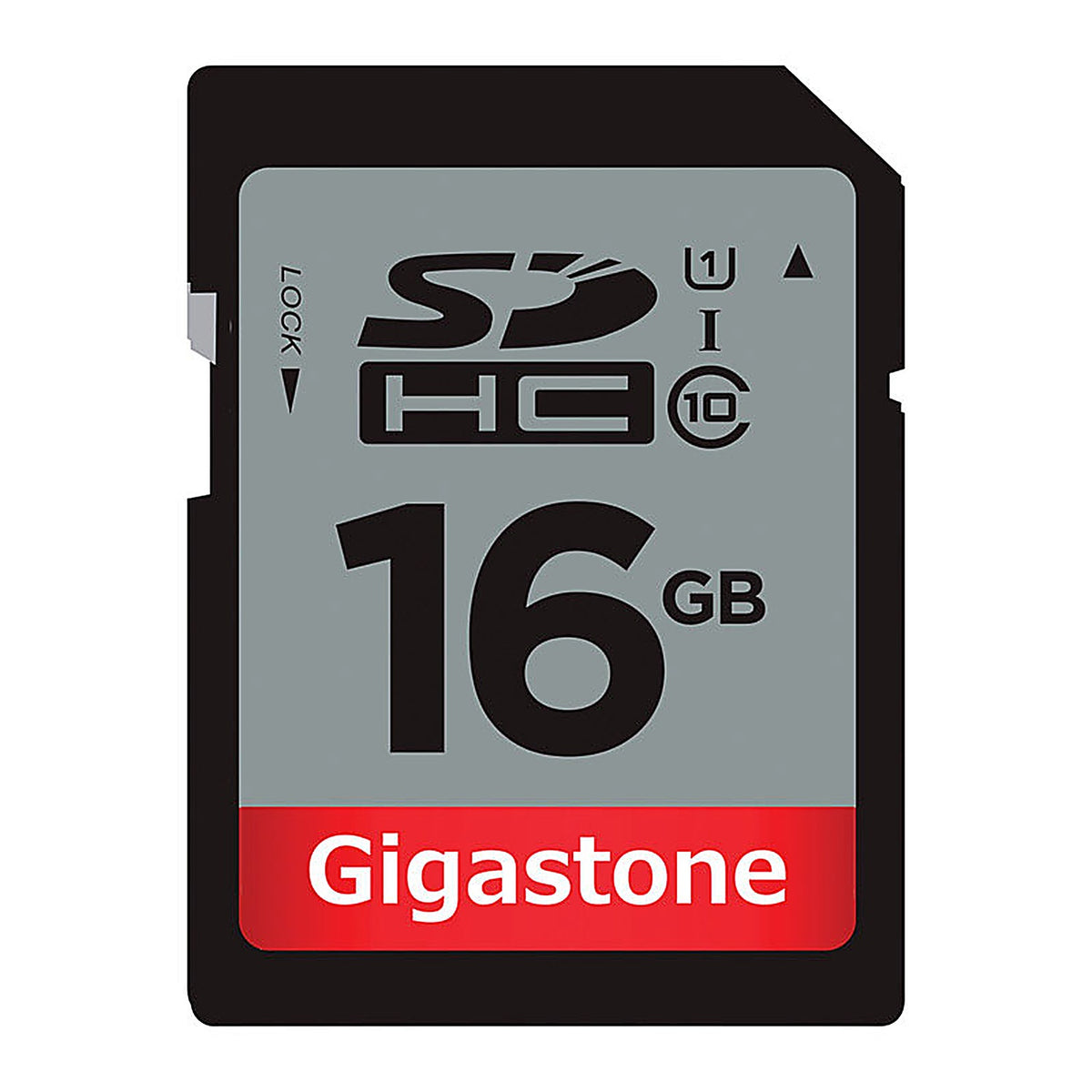 Gigastone GS-SDHCU116G-R SD Flash Memory Card 1 pk