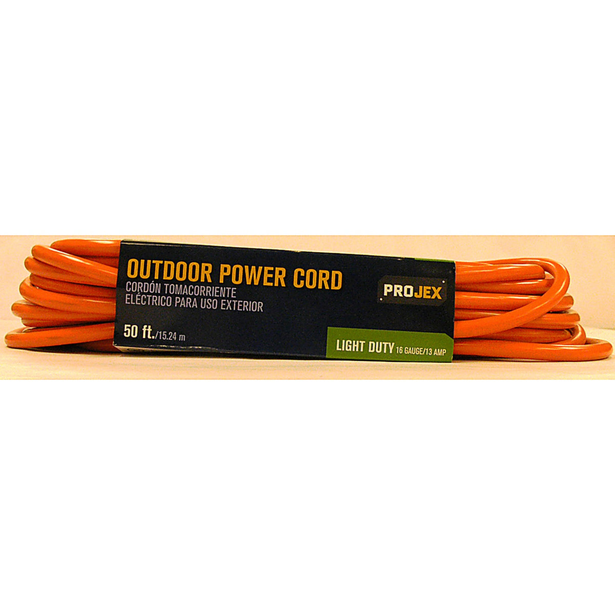 Projex OU163JTW050OGP Outdoor 50 ft. L Orange Extension Cord 16/3 SJTW