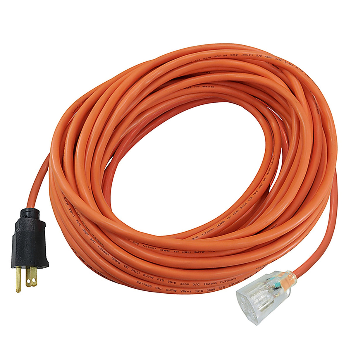 Projex OU143JTW100OGP Indoor or Outdoor 100 ft. L Orange Extension Cord 14/3 SJTW