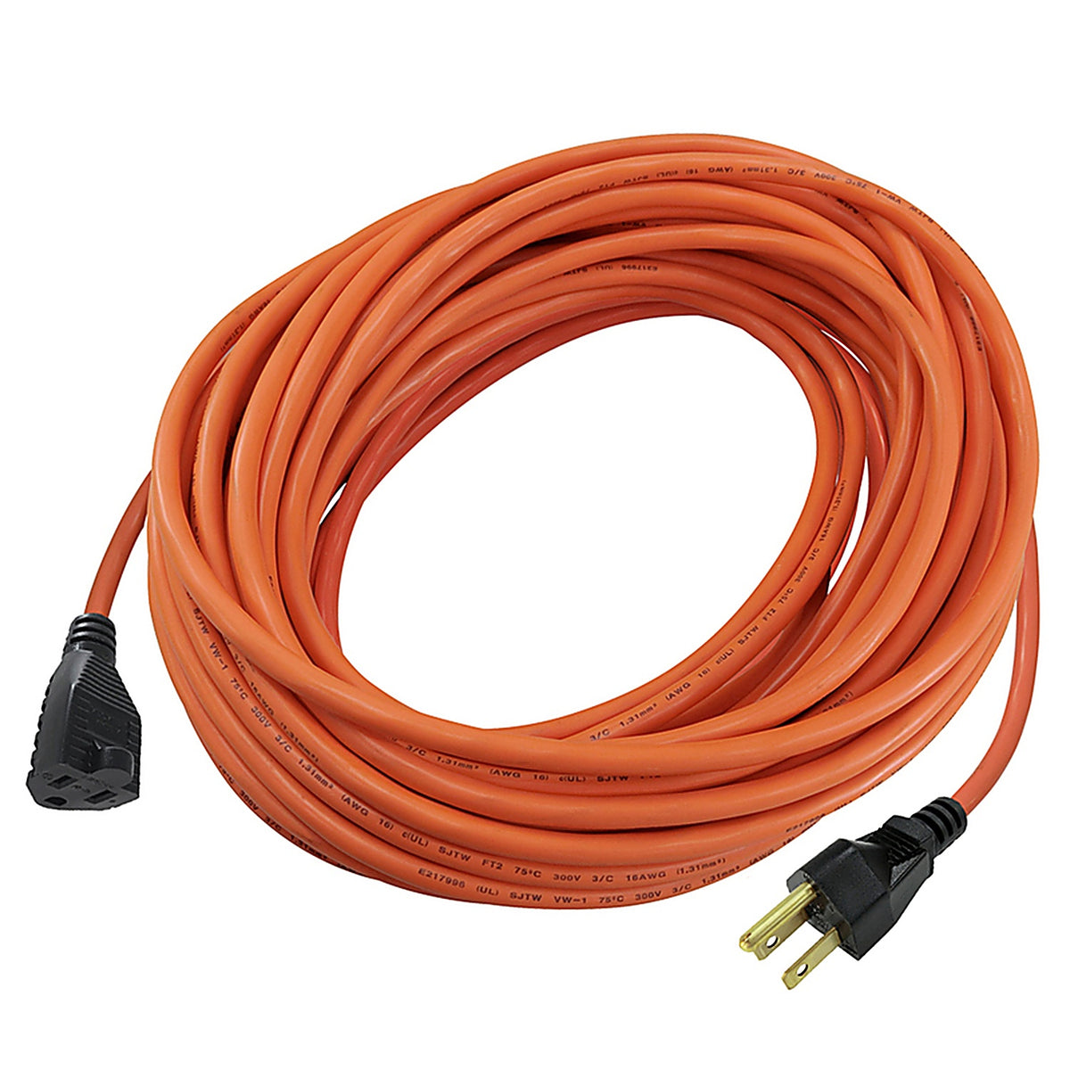 Projex OU163JTW100OGP Indoor or Outdoor 100 ft. L Orange Extension Cord 16/3 SJTW