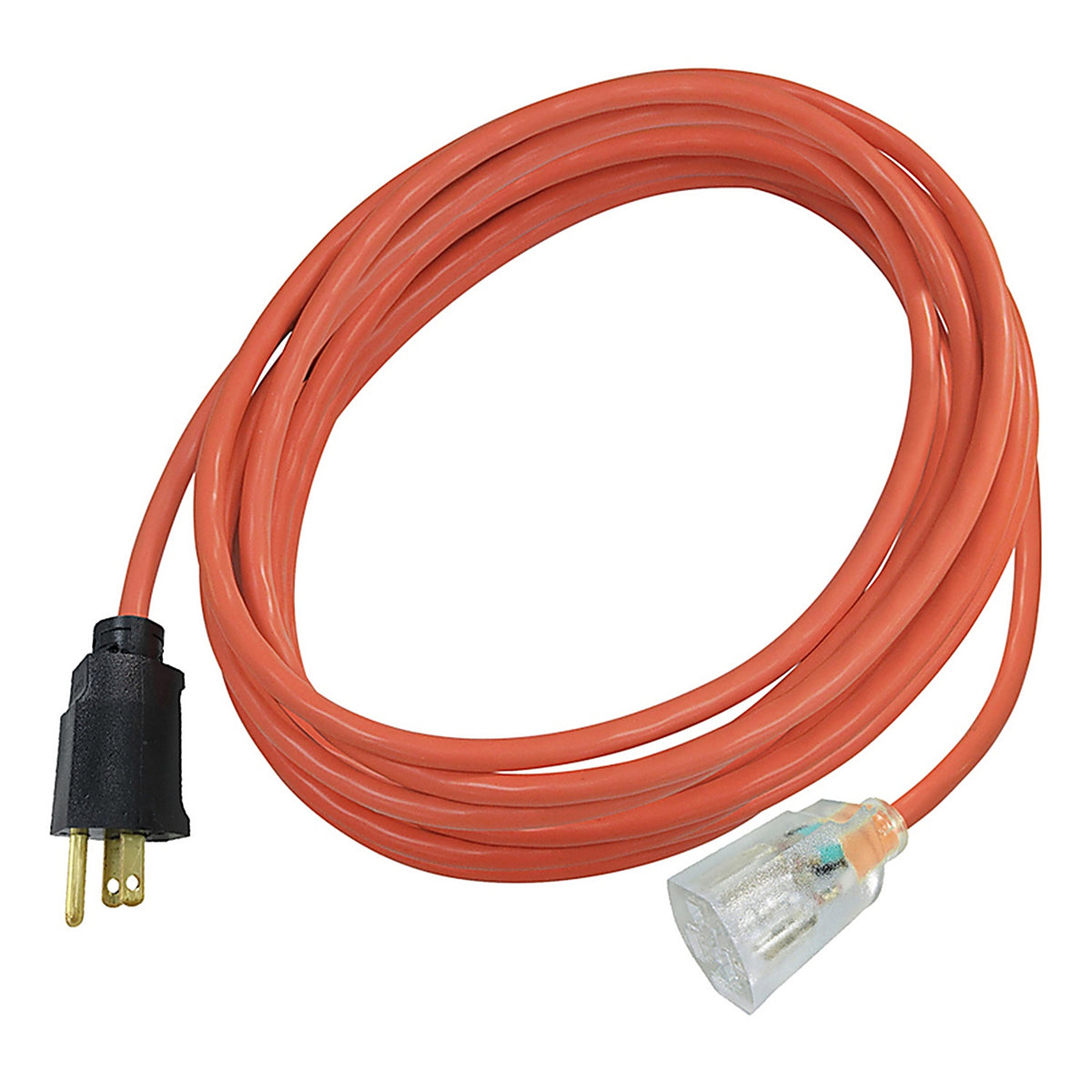 Projex OU123JTW025OGP Indoor or Outdoor 25 ft. L Orange Extension Cord 12/3 SJTW