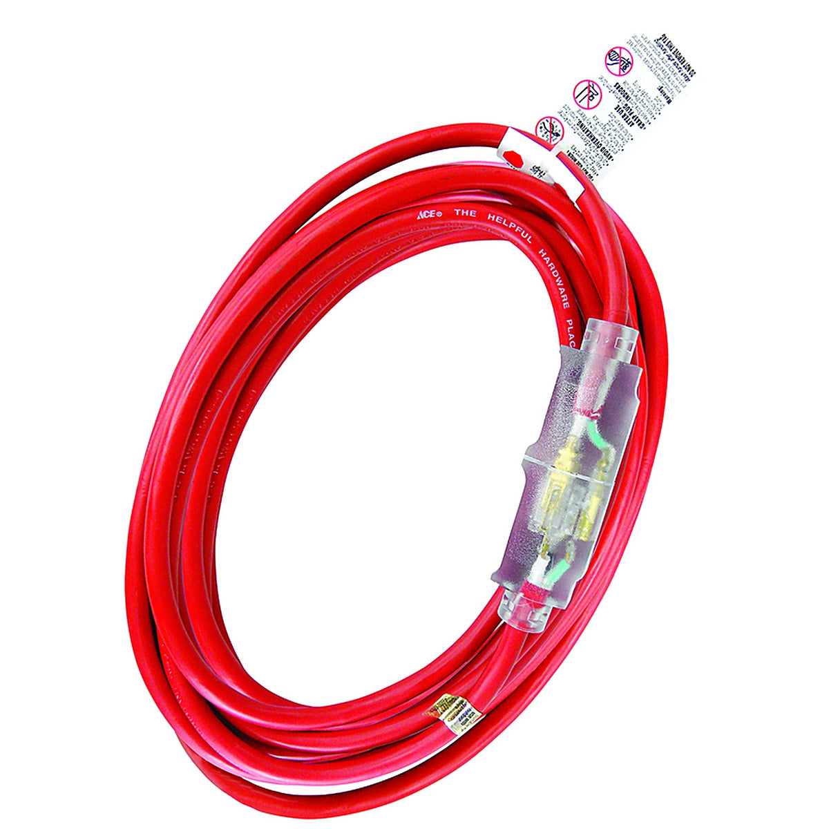 Projex - OU-JTO14-025-RP - Indoor or Outdoor 25 Ft. L Red Extension Cord 14/3 Sjtow