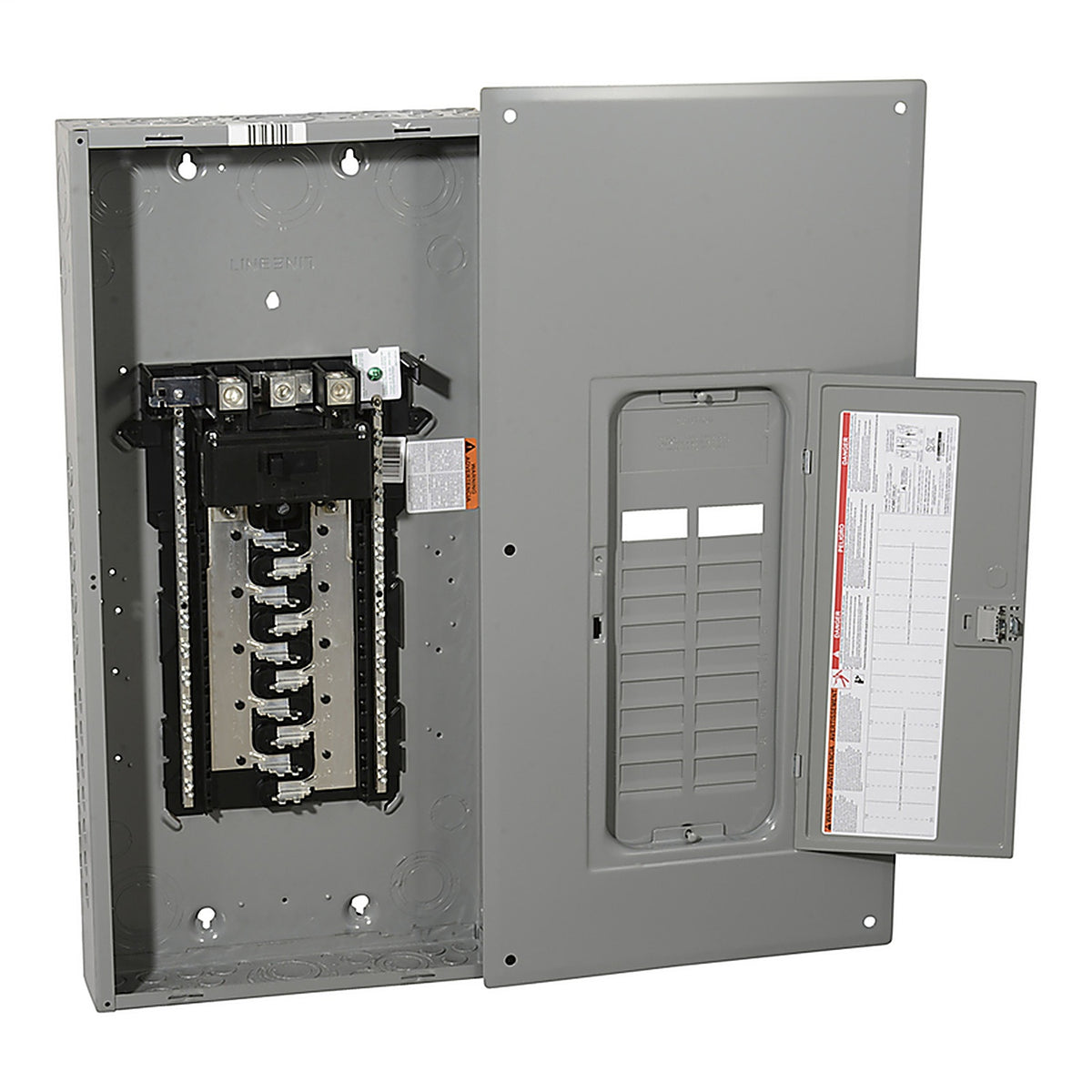 Square D - HOM2040M200PC - Homeline 200 Amps 120/240 V 20 Space 40 Circuits Combination Mount Main Breaker Load Center