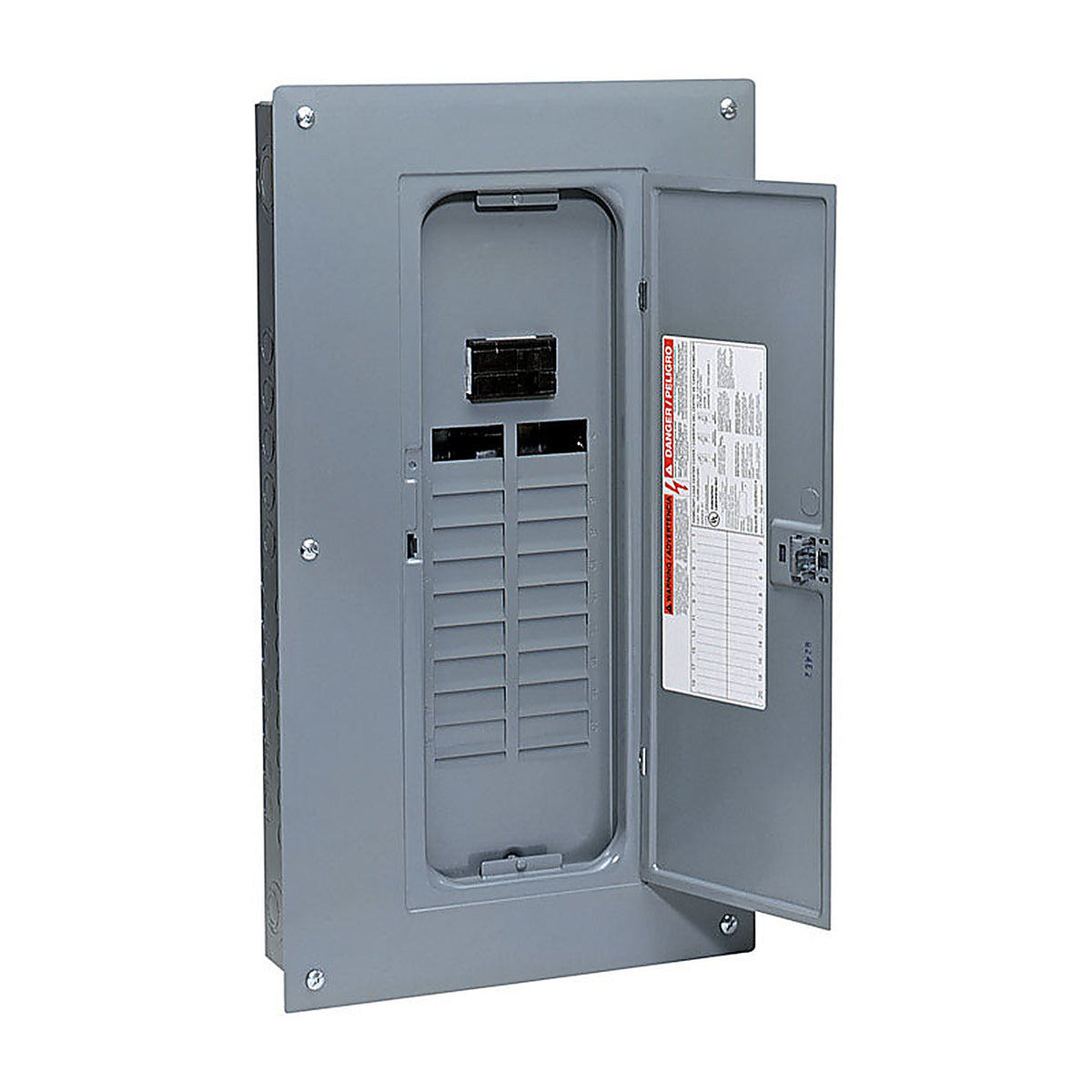 Square D - HOM2040M100PC - Homeline 100 Amps 120/240 V 20 Space 40 Circuits Combination Mount Main Breaker Load Center