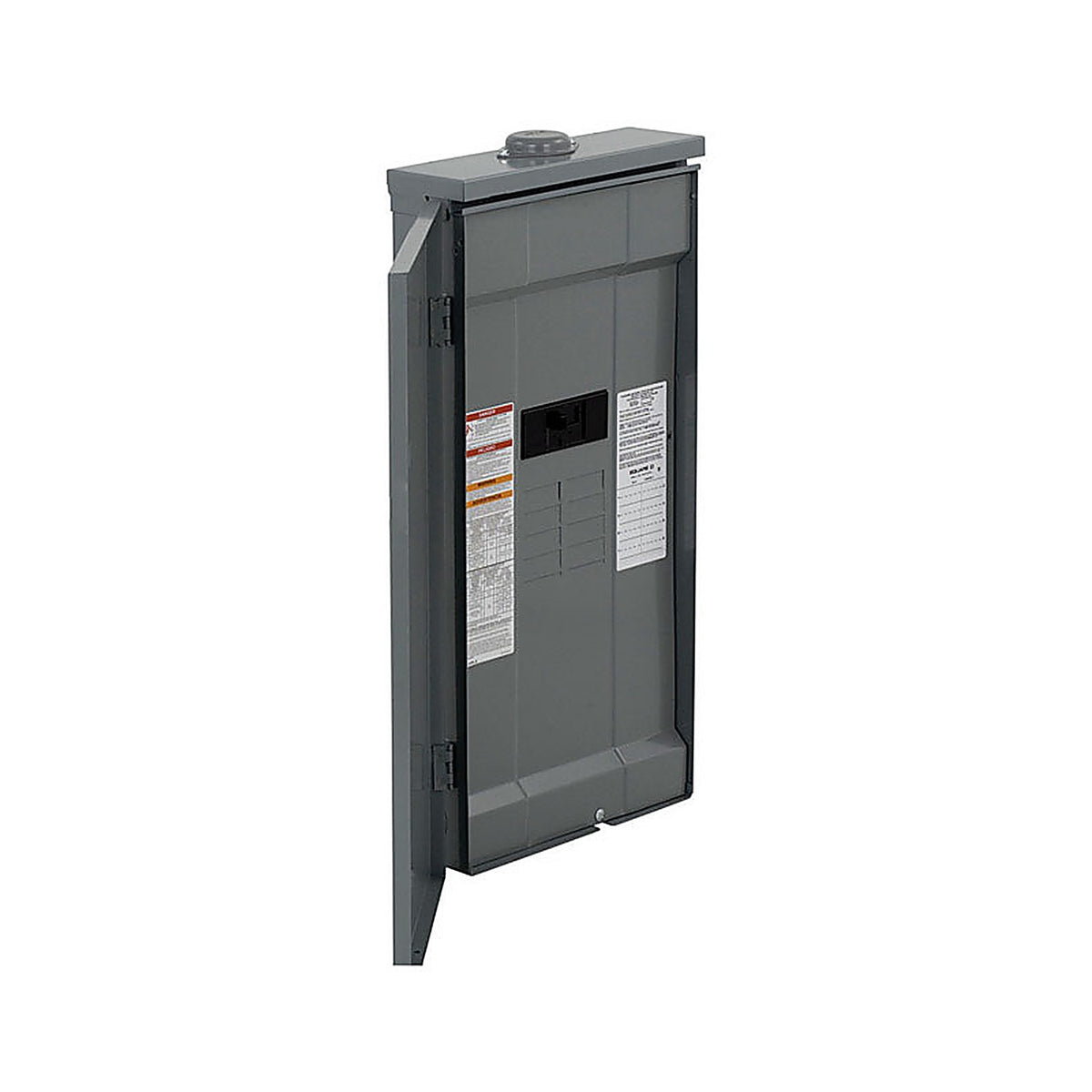 Square D - HOM816M200PFTRB - Homeline 200 Amps 120/240 V 8 Space 16 Circuits Wall Mount Main Breaker Load Center