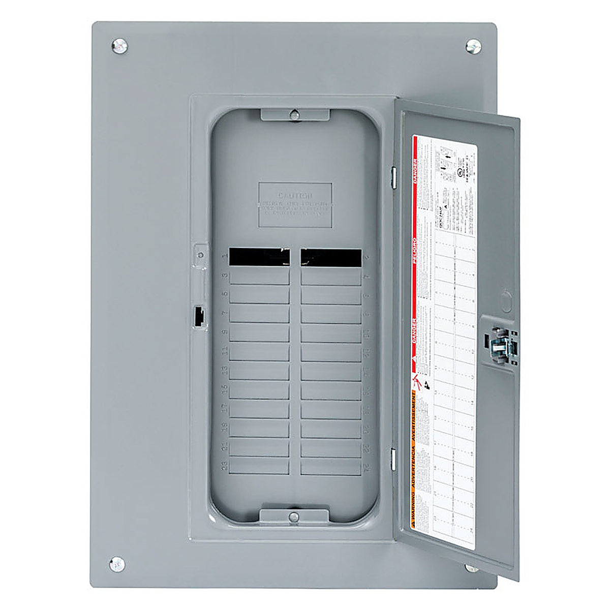Square D - QO124L125PGC - Qo 125 Amps 120/240 V 24 Space 24 Circuits Wall Mount Main Lug Load Center