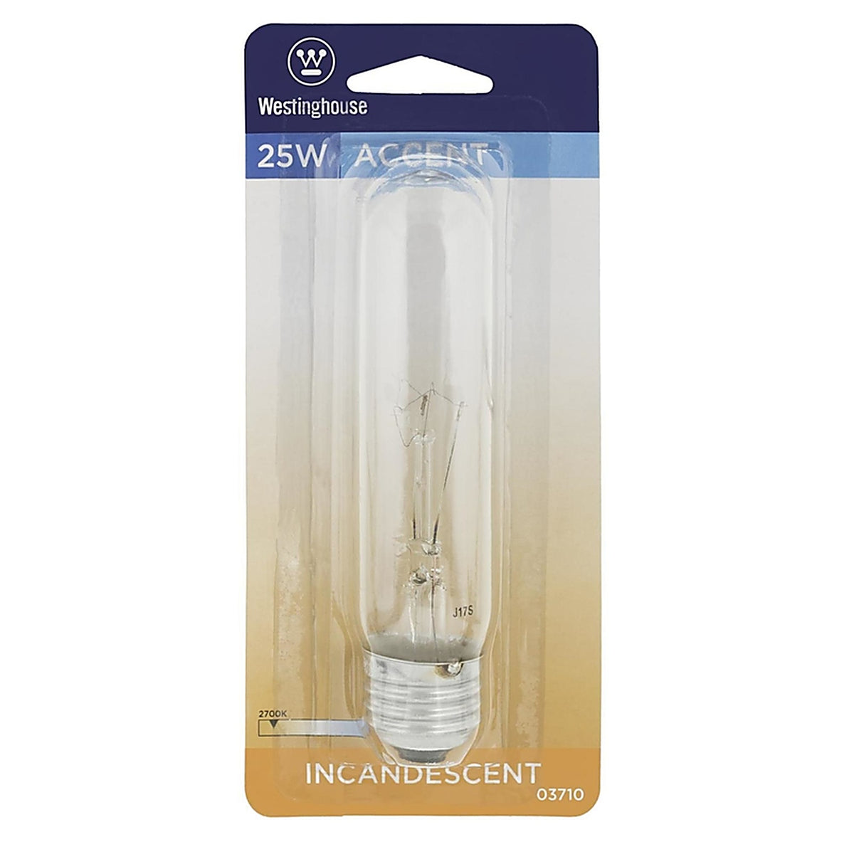 Westinghouse - 0371000 - 25 W T10 Tubular Incandescent Bulb E26 (Medium) White 1 Pack
