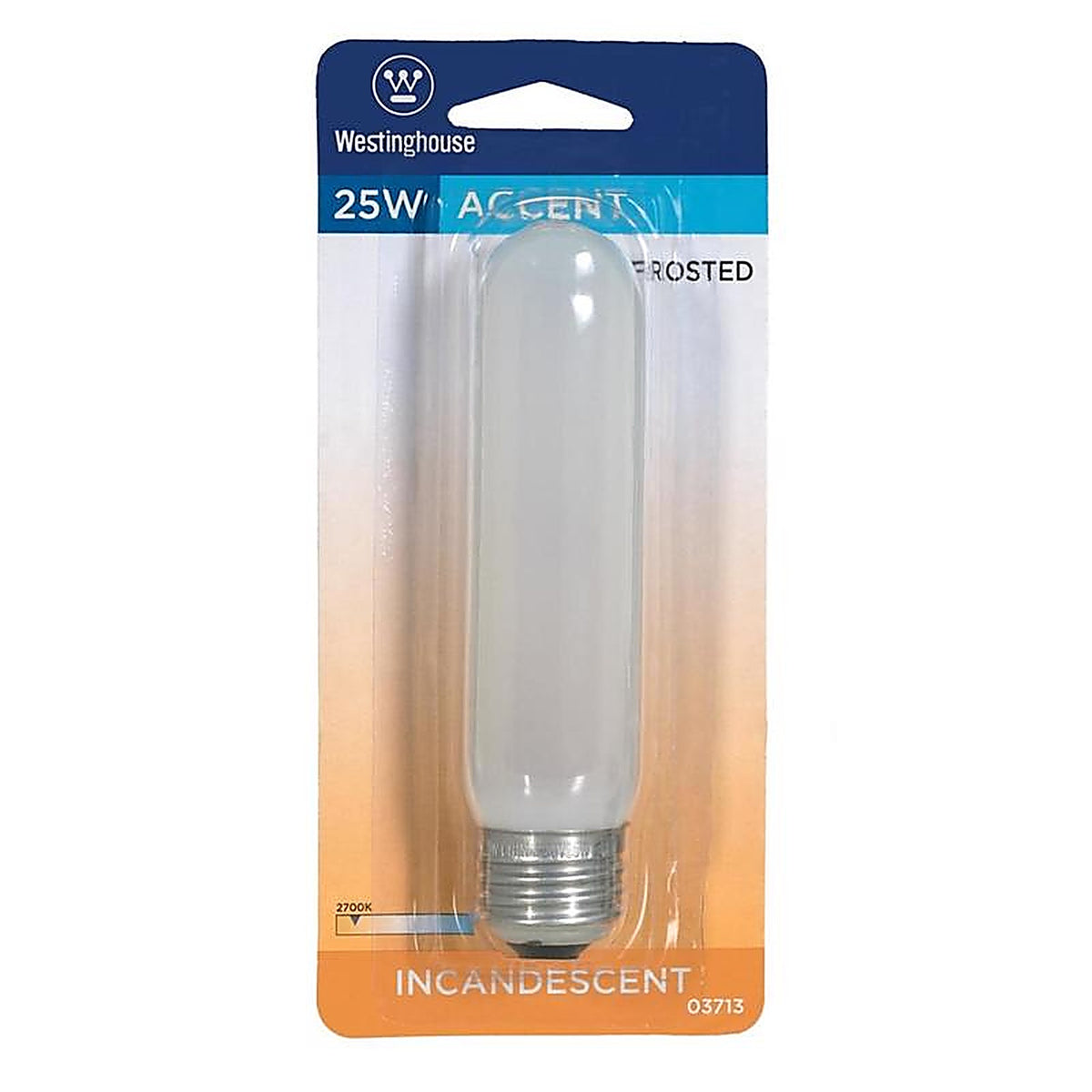 Westinghouse - 0371300 - 25 W T10 Tubular Incandescent Bulb E26 (Medium) White 1 Pack