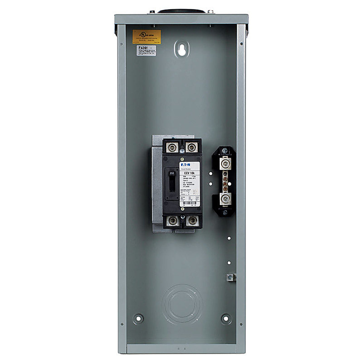 Eaton - ECCVH200R - 200 Amps Plug in 2-Pole Mobile Home Breaker Panel
