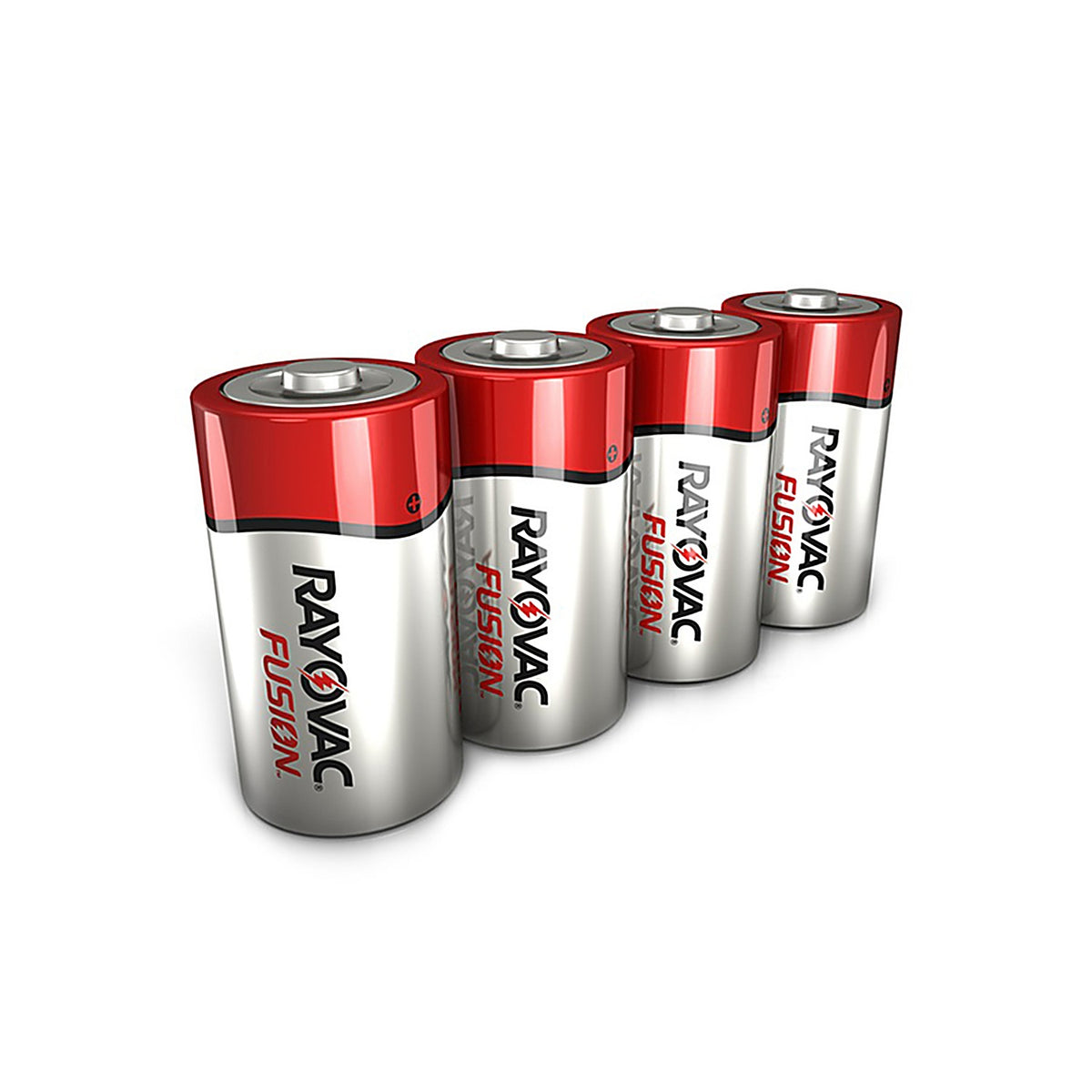 Rayovac 813-4TFUSK Fusion D Alkaline Batteries 4 pk Carded