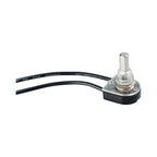 Gardner Bender GSW-24 Single Pole Push Button Switch Silver 1/Pack
