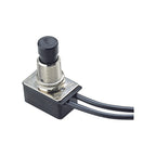 Gardner Bender GSW-21 Push Button Switch Black 1/Pack