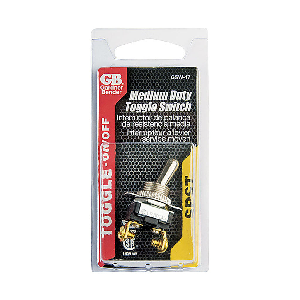 Gardner Bender GSW-17 Toggle Switch Silver 1/Pack