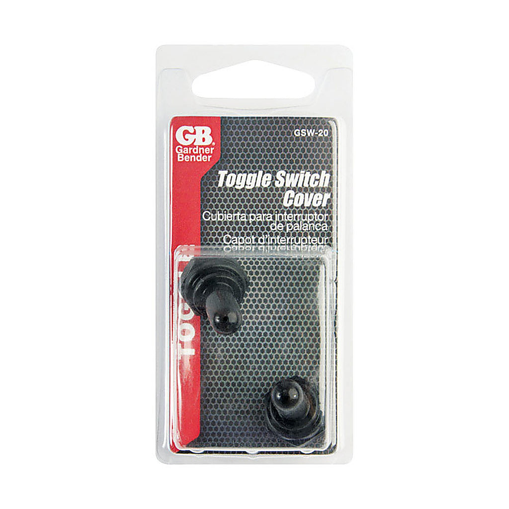 Gardner Bender GSW-20 Black Resin Toggle Switch Cover 2/Pack