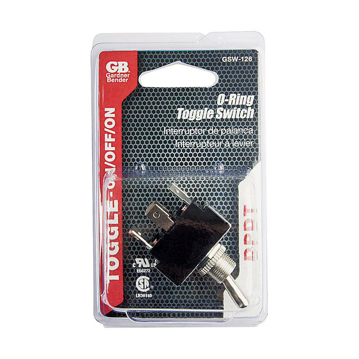 Gardner Bender GSW-126 Toggle O-Ring Switch Silver 1/Pack
