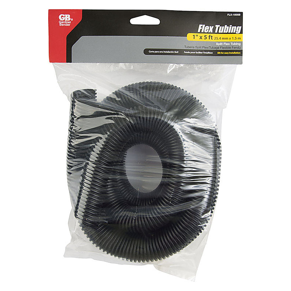 Gardner Bender FLX-1005B 60 in. L Black Polyethylene Flex Tube