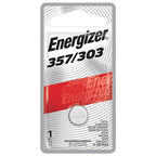 Energizer 357BPZ Silver Oxide 303/357 1.55 V 0.15 Ah Electronic/Watch Battery 1 pk
