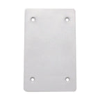 Sigma Electric 14150WH Rectangle Plastic 1 gang Flat Box Cover For Wet Locations